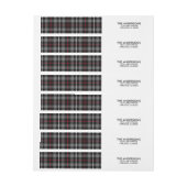 Merry & Bright kerstfeestdag Wraparound Label (Vel)