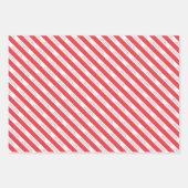 Merry Bright kerstfoto Candy Cane Red White Inpakpapier Vel (Voorkant 2)