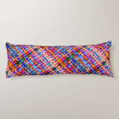 Merry & Bright kerstlamppatroon omkeerbaar Lichaamskussen (Achterkant)