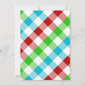 Merry & Bright Kerstmis Light-Kaart voor kerstmis Aankondiging (Achterkant)