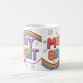 Merry & Bright Klassieke Kerstmug Koffiemok (Center)