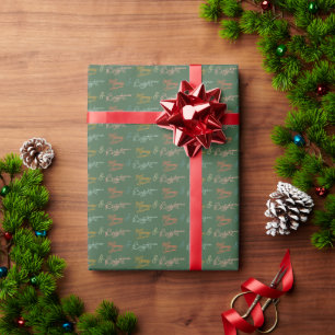 Merry & Bright Kleurrijk Cadeaupapier
