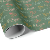 Merry & Bright | Kleurrijk Cadeaupapier (Rol Hoek)