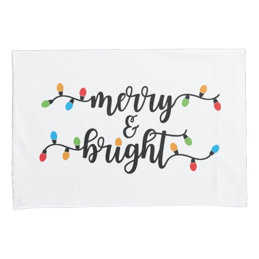 Merry & Bright Kussensloop Set (Voorkant-Rechts)