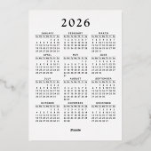 Merry Bright Leuke Pinguïns Groen Rood Goud Kerst Folie Feestdagenkaart (Achterkant)