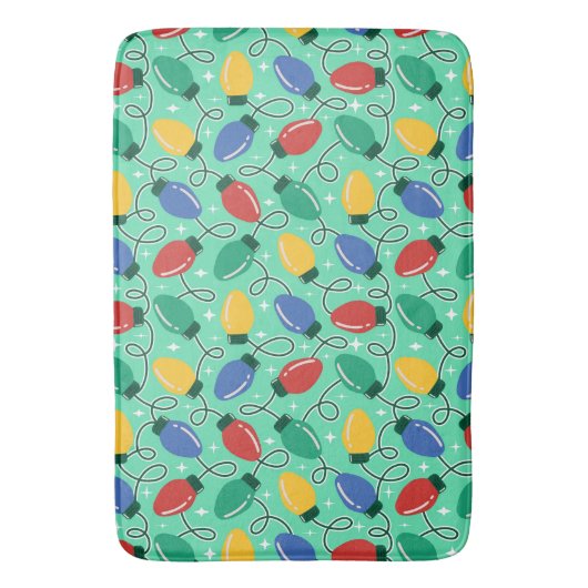 Merry & Bright Lights Badmat (Voorkant Verticaal)