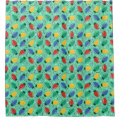 Merry & Bright Lights Douchegordijn (Voorkant)