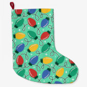 Merry & Bright Lights Grote Kerstsok (Voorkant)