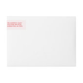 Merry & Bright Lights Kerstadreslabel (Voorkant)