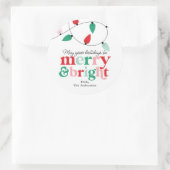 Merry Bright Lights Sticker (Tas)