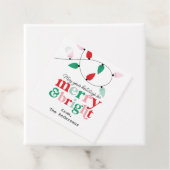 Merry Bright Lights Sticker Bedankjes Labels (In situ)