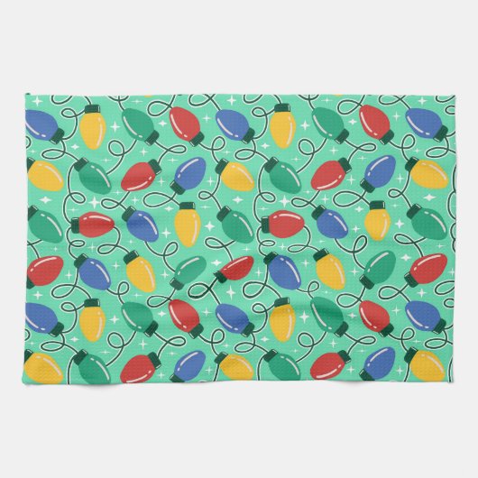 Merry & Bright Lights Theedoek (Horizontaal)