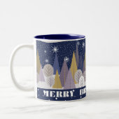 Merry Bright & Magic, bohemisch bos Tweekleurige Koffiemok (Links)