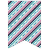 Merry + Bright Marquee Bunting Banner - Blauw (Eerste vlag)