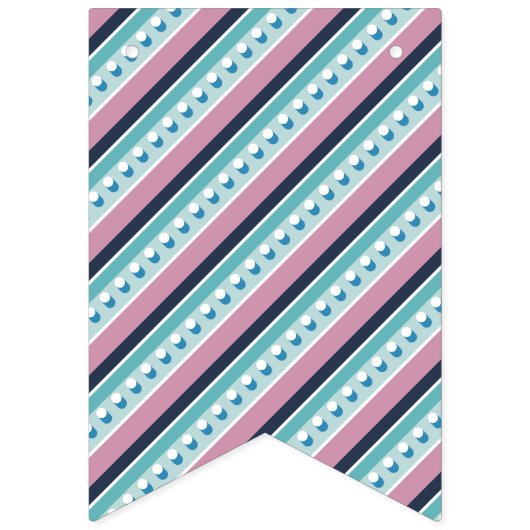 Merry + Bright Marquee Bunting Banner - Blauw (Eerste vlag)