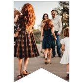 Merry + Bright Marquee Bunting Banner - Blauwgroen (Tweede vlag)