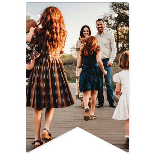 Merry + Bright Marquee Bunting Banner - Paarse (Tweede vlag)