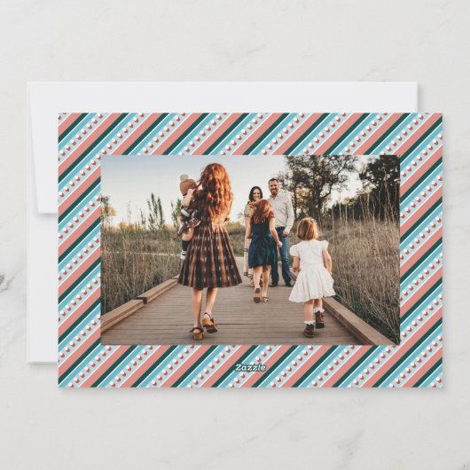 Merry + Bright Marquee Holiday Kaart - Groen (Achterkant)