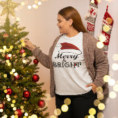Merry & Bright met Kerstmis met kerstmis, ZSSPG Grote Maat T-shirt