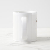 Merry & Bright | Minimalist Christmas Quote mug Grote Koffiekop (Achterkant)