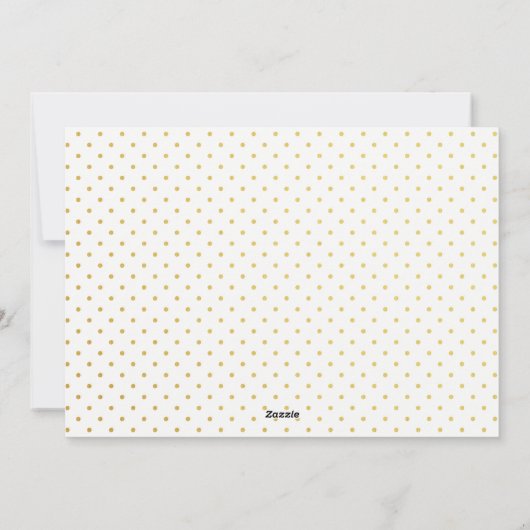 Merry & Bright Modern Gold-fotokaart Feestdagenkaart (Achterkant)