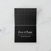 Merry & Bright modern, minimale fotokerst Feestdagen Kaart (Binnen)