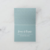 Merry & Bright modern, minimale fotokerst Feestdagen Kaart (Binnen)