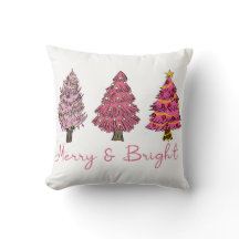 Merry & Bright Modern Roze kerstboom Boho