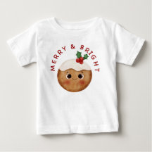 Merry & Bright Mooie Kerst T-Shirt voor Peuters