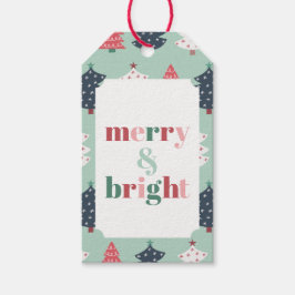 Merry & Bright Munt Boom Cadeaulabel