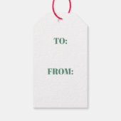 Merry & Bright Munt Boom Cadeaulabel (Achterkant)