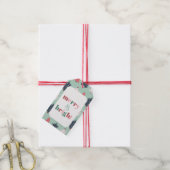 Merry & Bright Munt Boom Cadeaulabel (Met Touw)