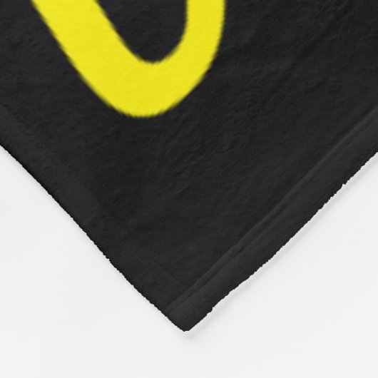 Merry Bright Navy Blue Yellow Gift T Shirt  Fleece Deken (Hoek)