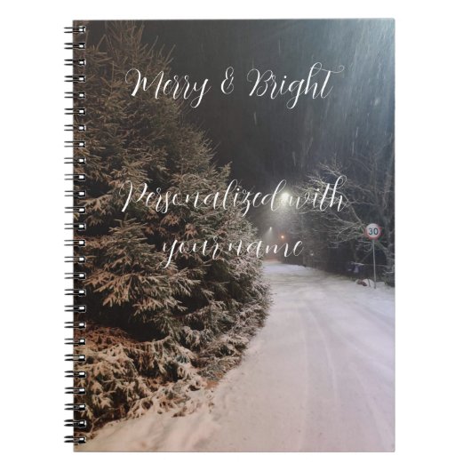 Merry & Bright Notitieboek Hoezen (Voorkant)