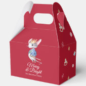 Merry & Bright Nutcracker Mouse Favor Box Bedankdoosjes (Voorkant)