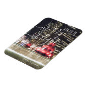 Merry & Bright | NYC-foto van kerststedenlicht Magneet (Linkerzijde)