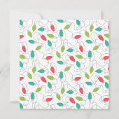 Merry + Bright One Photo kerst Kaart (Achterkant)