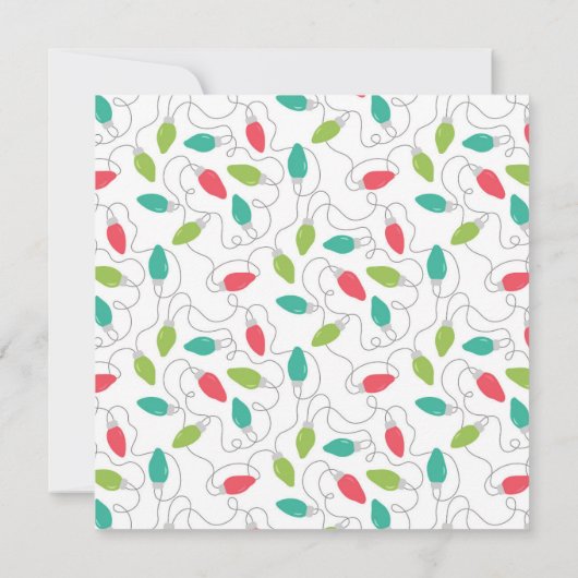 Merry + Bright One Photo kerst Kaart (Achterkant)