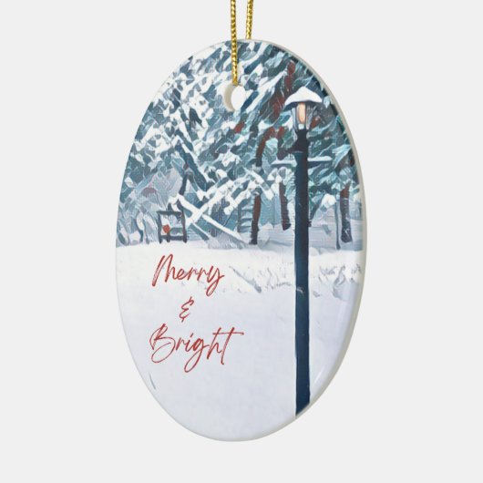 Merry & Bright Ornament (Links)