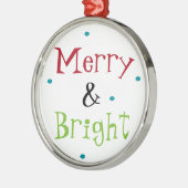 Merry & Bright Ornament (Links)