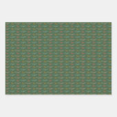 Merry + Bright Ornament Collection Inpakpapier Vel (Voorkant 3)