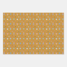 Merry + Bright Ornament Collection  Inpakpapier Vel