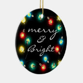 Merry & Bright Ornament - Kerstverlichting Decor (Rechts)