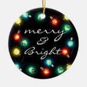 Merry & Bright Ornament - Kerstverlichting Decor (Voorkant)
