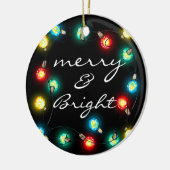 Merry & Bright Ornament - Kerstverlichting Decor (Links)