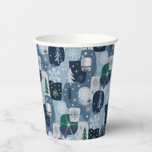 Merry & Bright Papieren Bekers (Links)