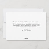 Merry & Bright Pas getrouwd voor het eerst getrouw Feestdagenkaart (Achterkant)