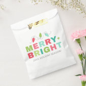 Merry + Bright Pastel Lights Christmas Favoriete B Bedankzakje (Gezegeld)