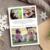 Merry Bright Photo kerstfeestay Birth Aankondiging