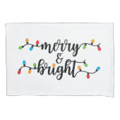 Merry & Bright Pillowcase Kussensloop (Voorkant)